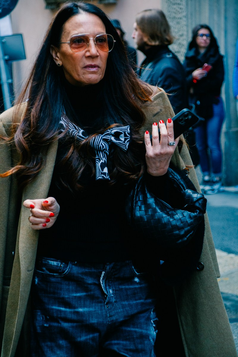 Street style in Milan. Milano Fashion Week