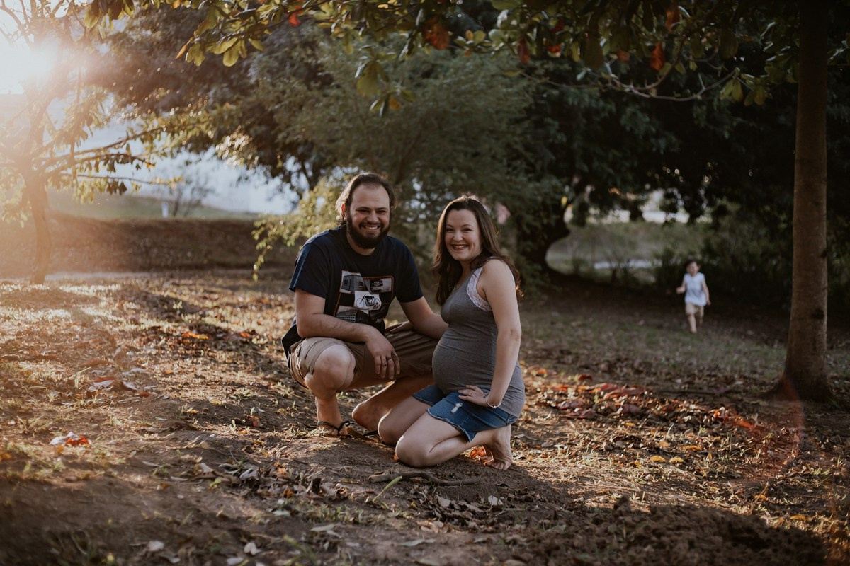 Luana, Victor e Theo a espera de Luísa. Fotógrafa de Eventos em São Paulo e Sorocaba Kika Damasceno