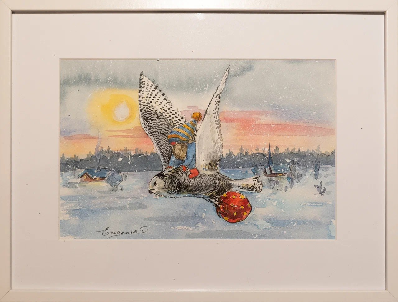 Akvarell. Eugenia Arinstein — konstnär som skapar handgjord måleri och illustration med känsla, färg och närvaro. Verksam i Nynäshamn