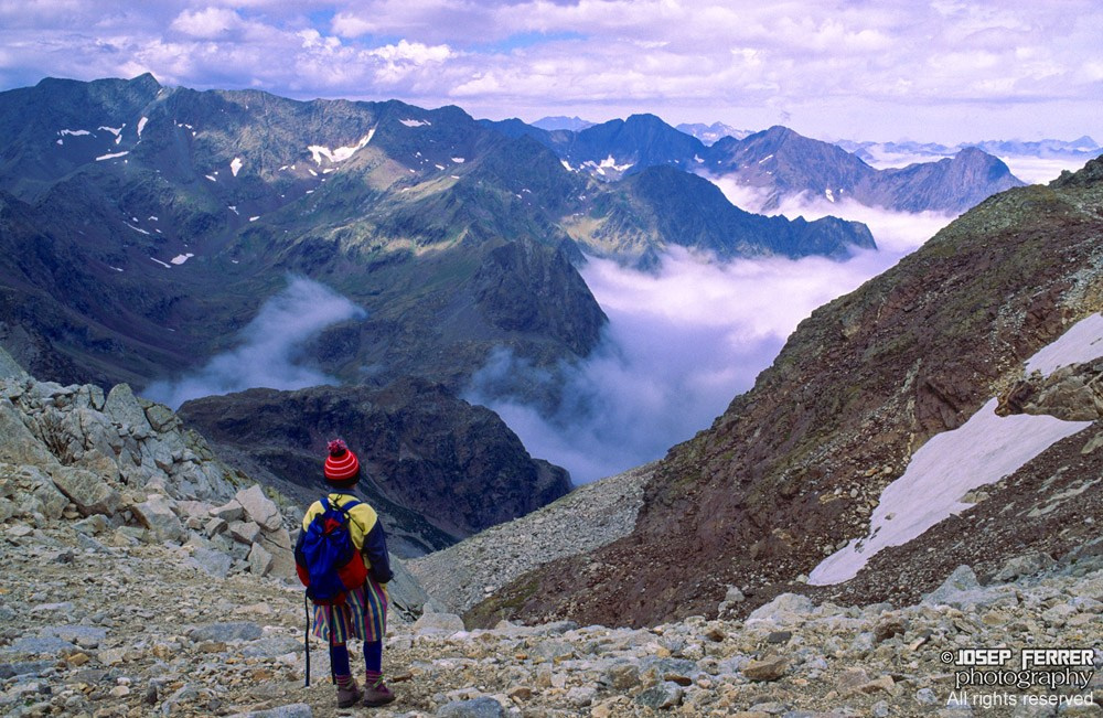 View from Port du Gias, Hautes-Pyrenees, France