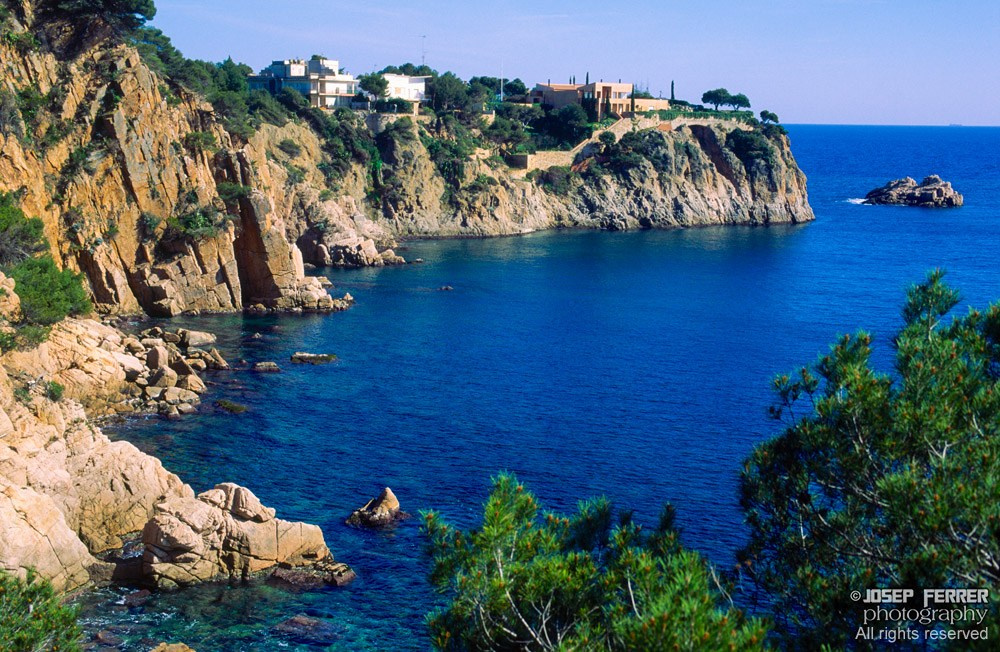 Sant Feliu de Guíxols coast, costa Brava, Catalunya