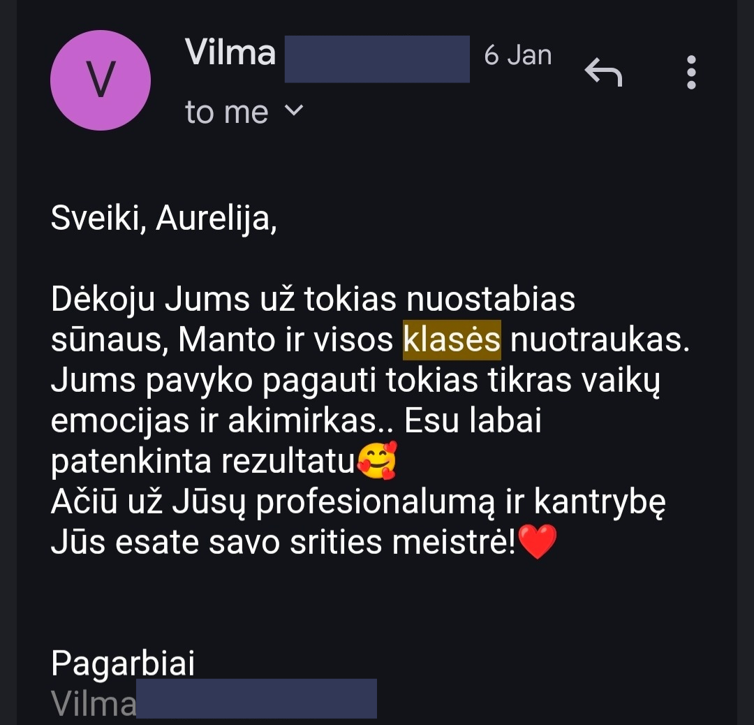 Mokinių ir klasės fotografavimas. Portretų fotografavimo paslaugos Vilniuje