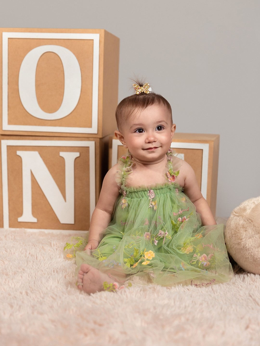 Ensaio infantil em estudio