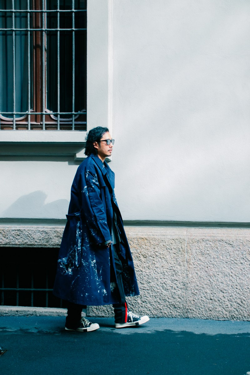 Street style in Milan. Milano Fashion Week