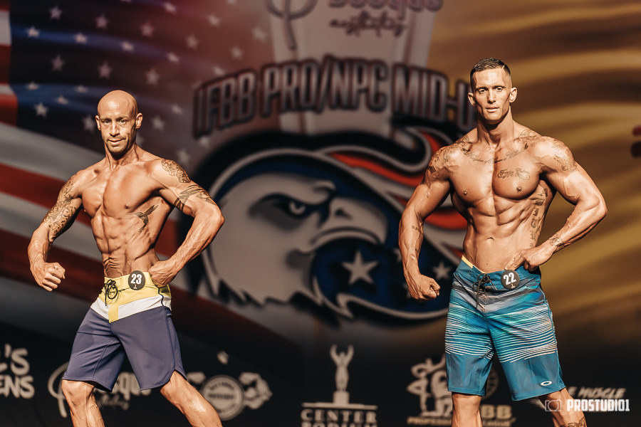 NPC MID USA 2022 MENS PREJUDGING. Photo & Video Production Studio #1