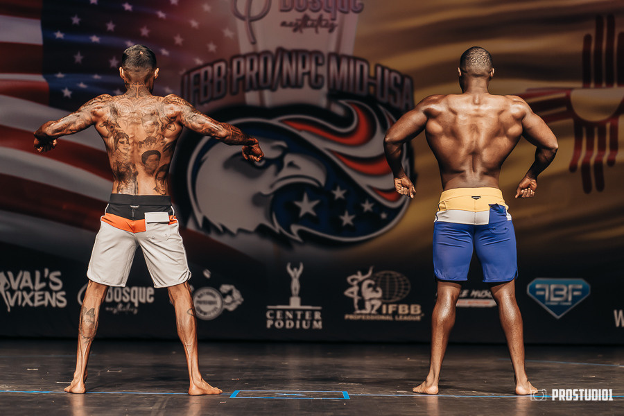 NPC MID USA 2022 MENS PREJUDGING. Photo & Video Production Studio #1
