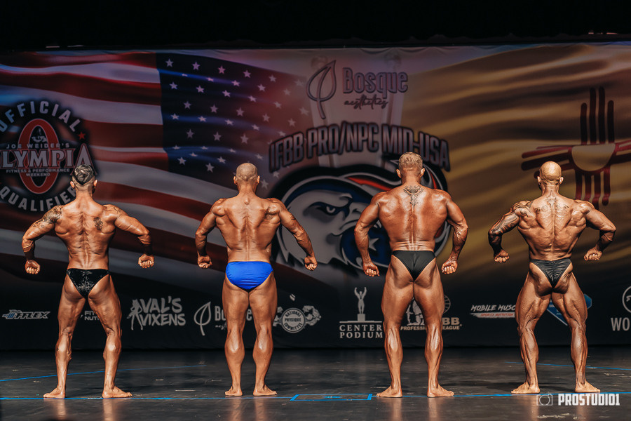 NPC MID USA 2022 MENS PREJUDGING. Photo & Video Production Studio #1