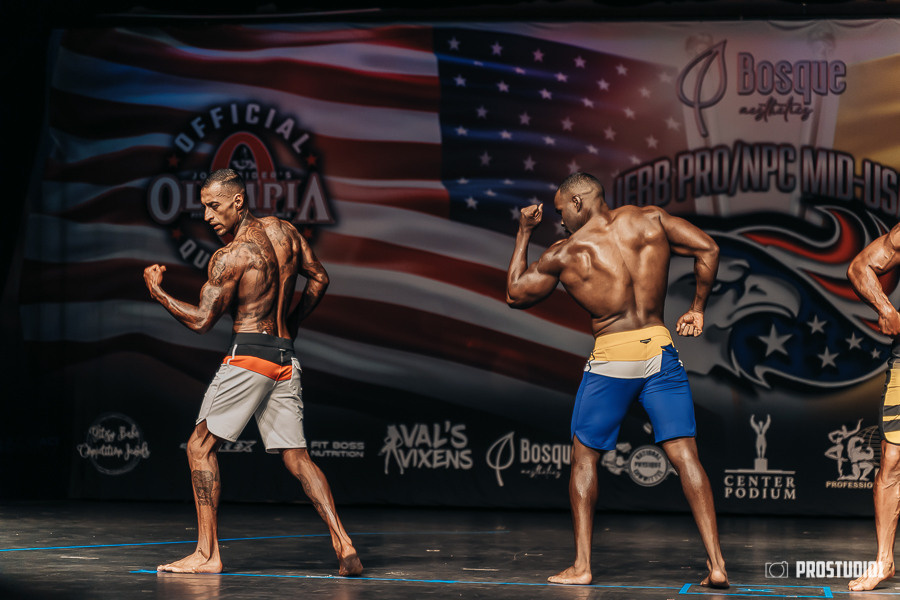 NPC MID USA 2022 MENS PREJUDGING. Photo & Video Production Studio #1