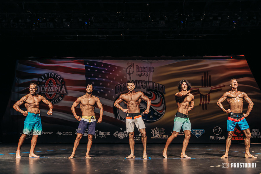 NPC MID USA 2022 MENS PREJUDGING. Photo & Video Production Studio #1