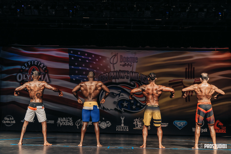 NPC MID USA 2022 MENS PREJUDGING. Photo & Video Production Studio #1