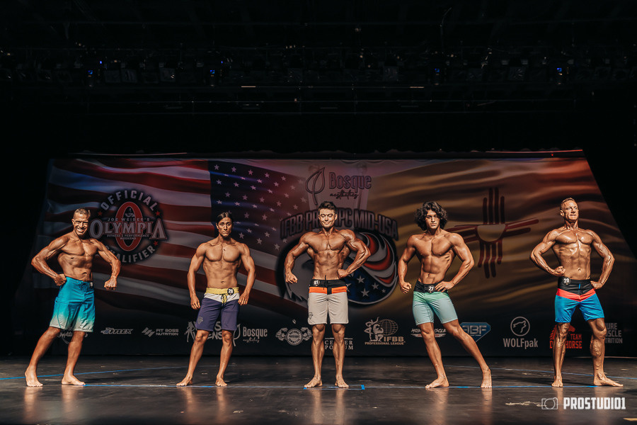 NPC MID USA 2022 MENS PREJUDGING. Photo & Video Production Studio #1
