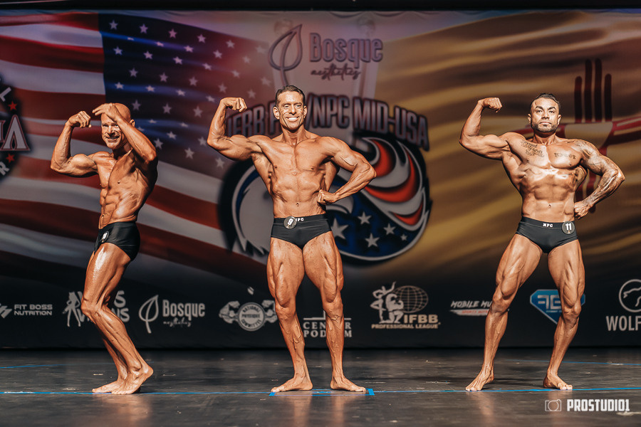 NPC MID USA 2022 MENS PREJUDGING. Photo & Video Production Studio #1