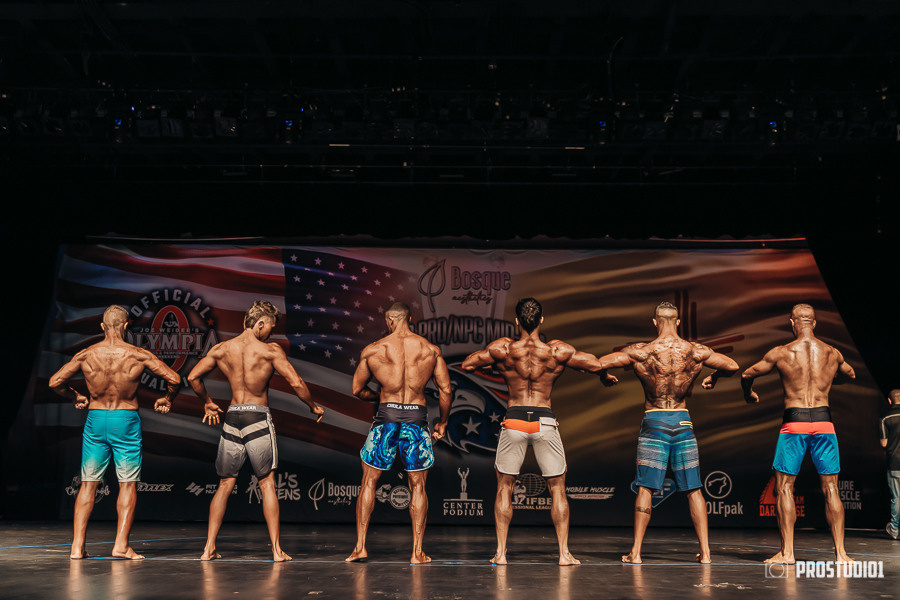 NPC MID USA 2022 MENS PREJUDGING. Photo & Video Production Studio #1
