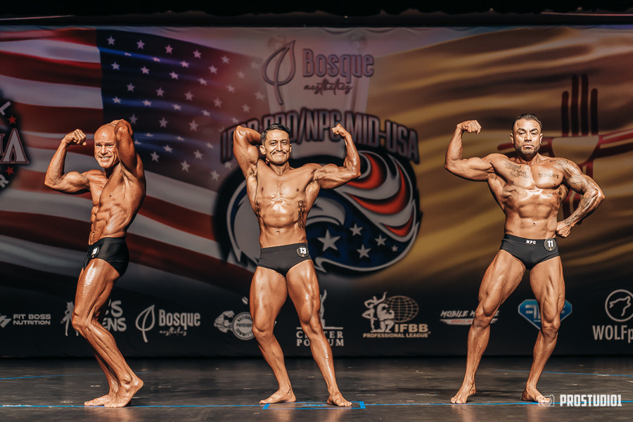 NPC MID USA 2022 MENS PREJUDGING. Photo & Video Production Studio #1