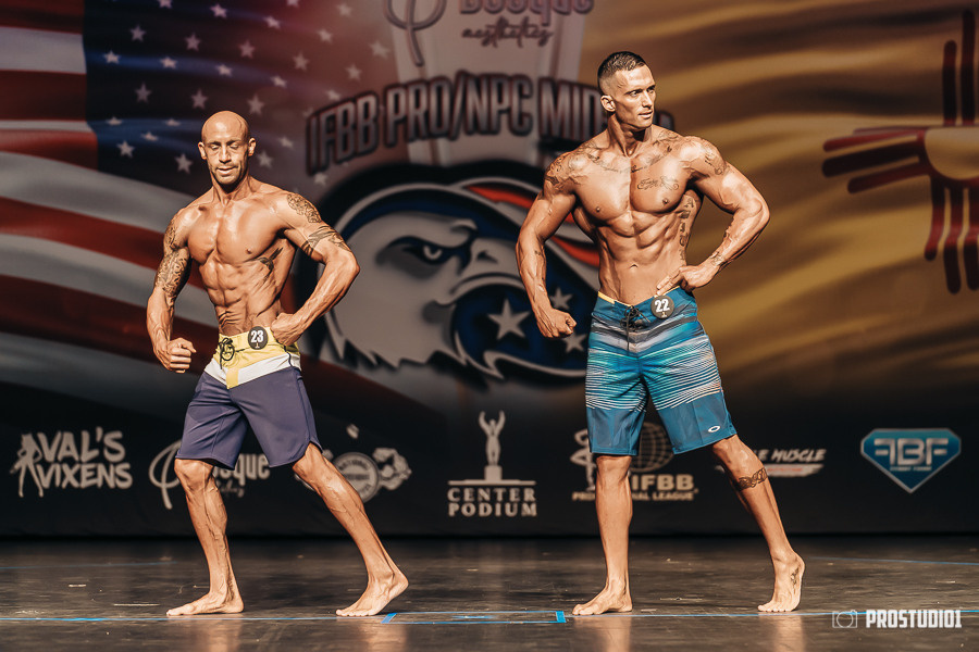 NPC MID USA 2022 MENS PREJUDGING. Photo & Video Production Studio #1