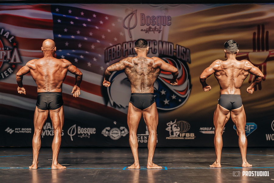 NPC MID USA 2022 MENS PREJUDGING. Photo & Video Production Studio #1