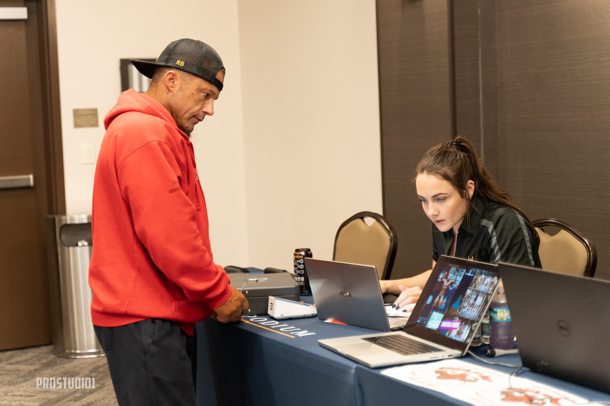 NPC DEXTER JACKSON CLASSIC CHECK IN. Photo & Video Production Studio #1