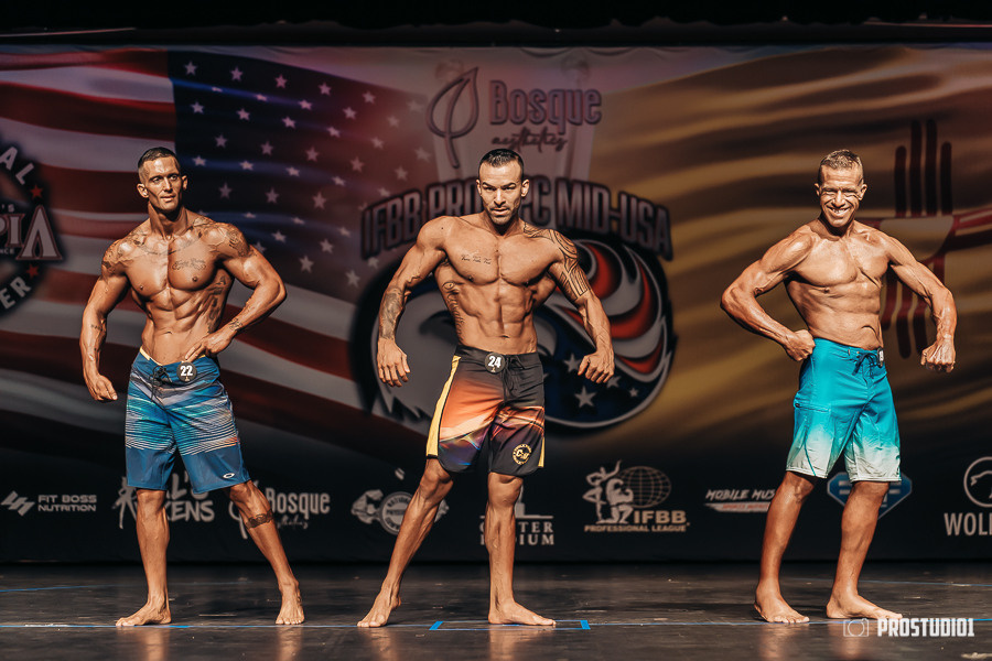 NPC MID USA 2022 MENS PREJUDGING. Photo & Video Production Studio #1