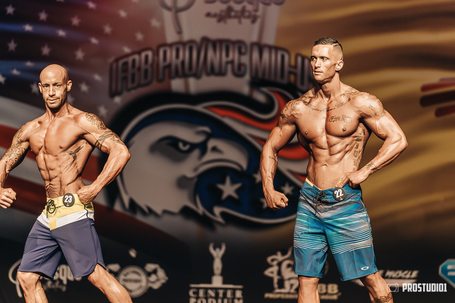 NPC MID USA 2022 MENS PREJUDGING. Photo & Video Production Studio #1