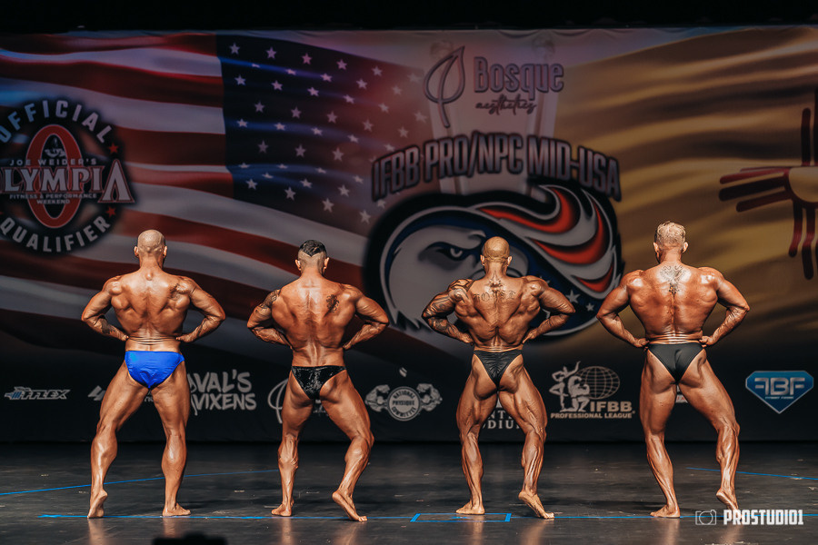 NPC MID USA 2022 MENS PREJUDGING. Photo & Video Production Studio #1