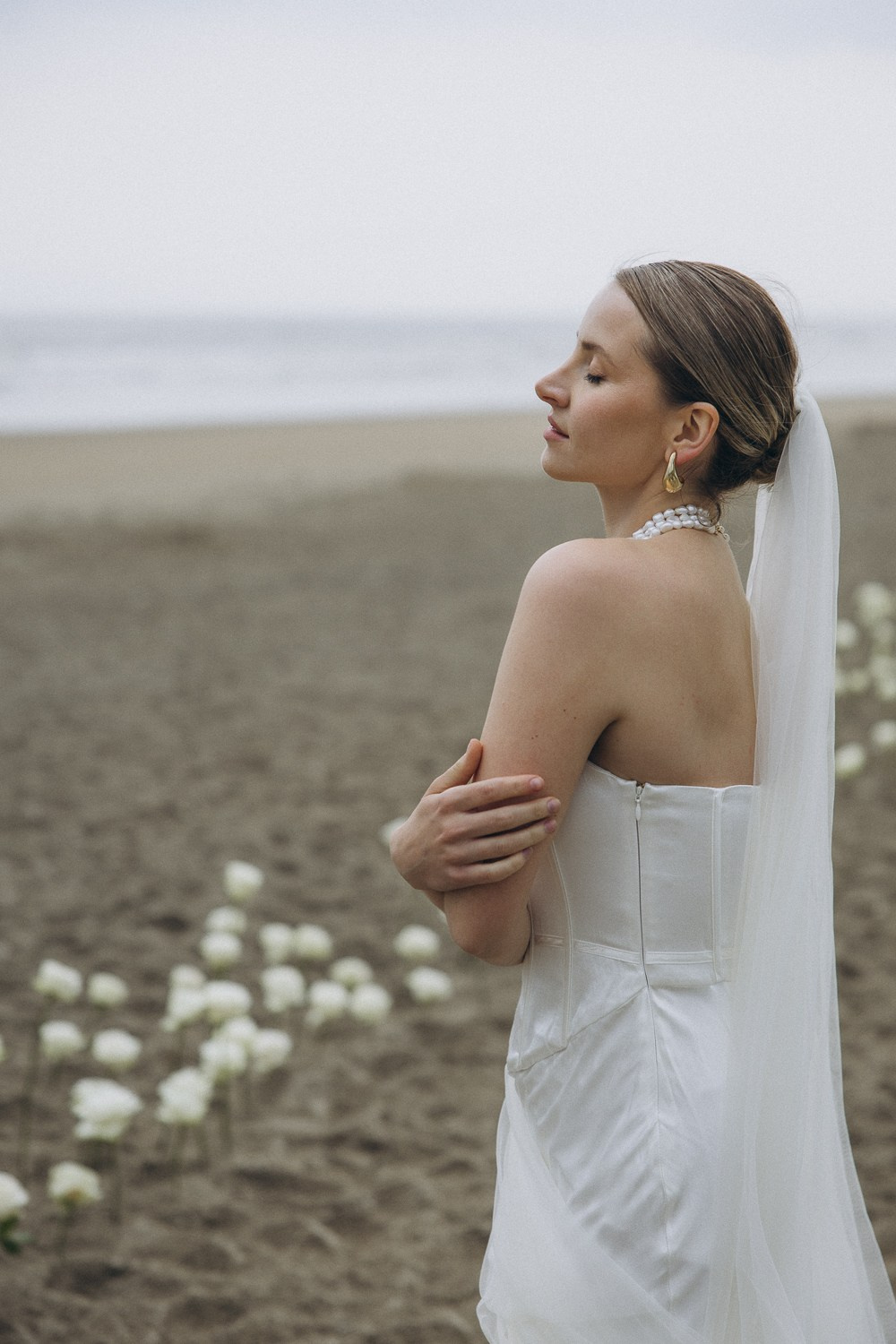 Hochzeit zu zweit am Meer Anastasia & Alex. Familien & Hochzeitfotografin Nadja Holzmann