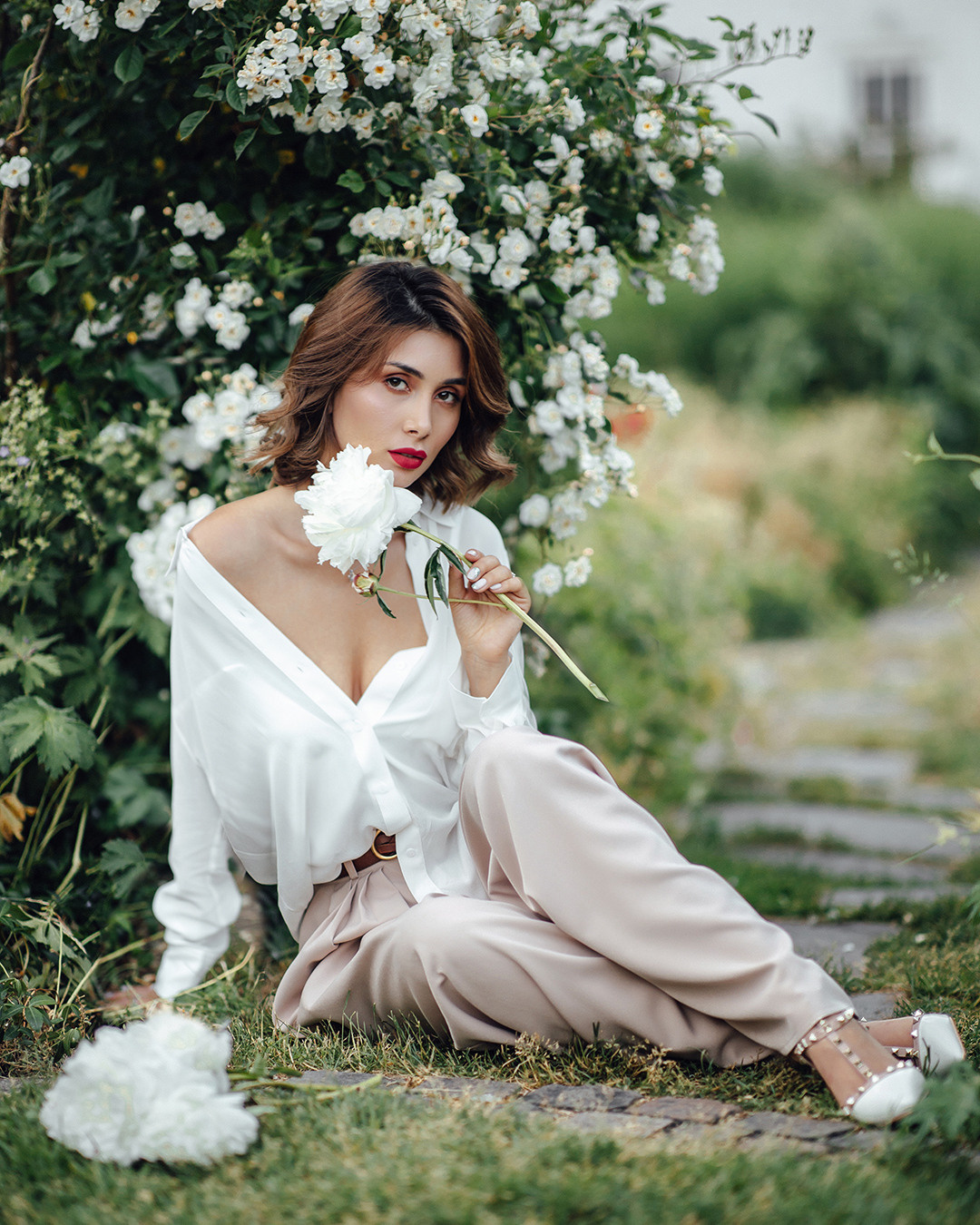 Rosengarten. Family photograph in Munich Anastasia Vorobtsova