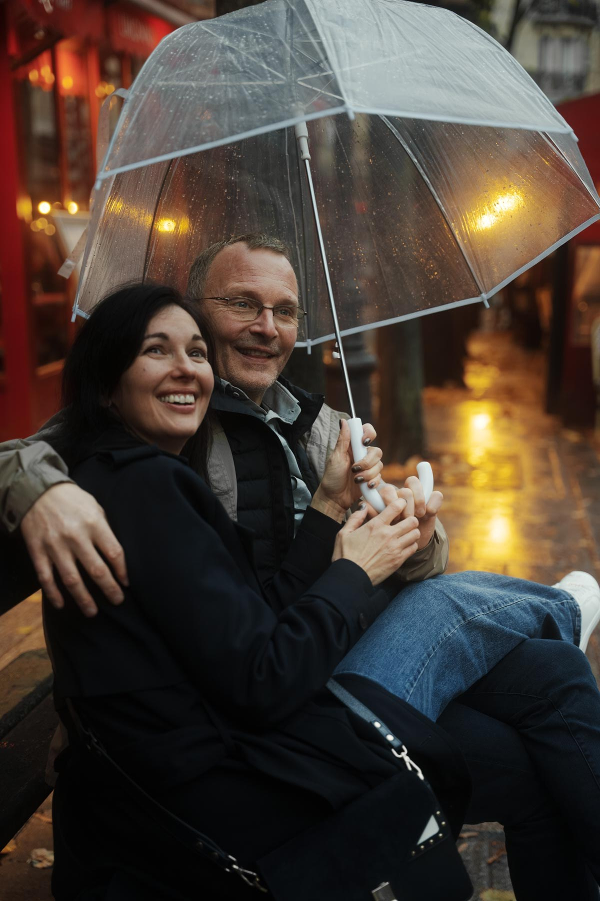 Katerina & Åge in rainy Paris. Фотограф в Париже Полина Осипова