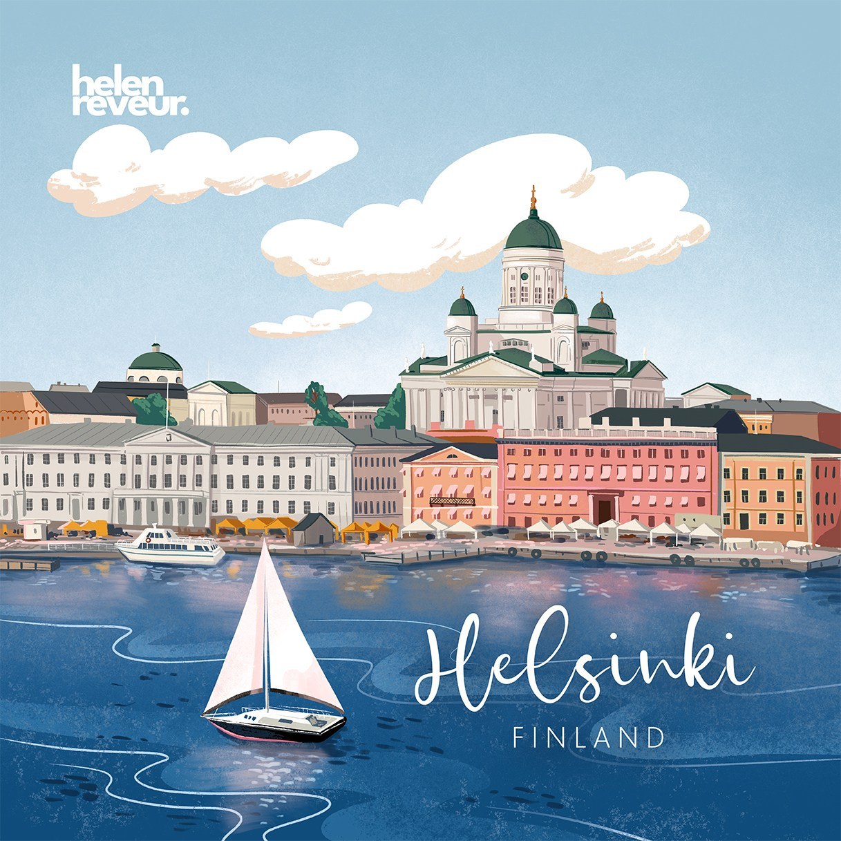 Raster Illustrations. Helen Reveur | Illustrator & Brand Designer | Ready-Made & Custom Illustrations