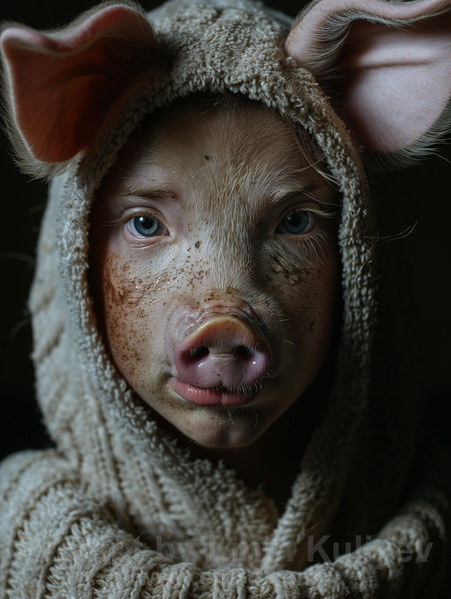 Animals are like people — People are like animals (Created in AI). Emin Kuliyev — Award-Winning Wedding Photojournalist NYC & USA | Best Wedding Photographer Known for Candid, Timeless Moments