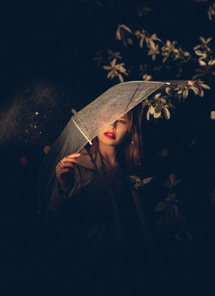 Kristina. Nocny spacer. Fotograf w Krakowie i Europie