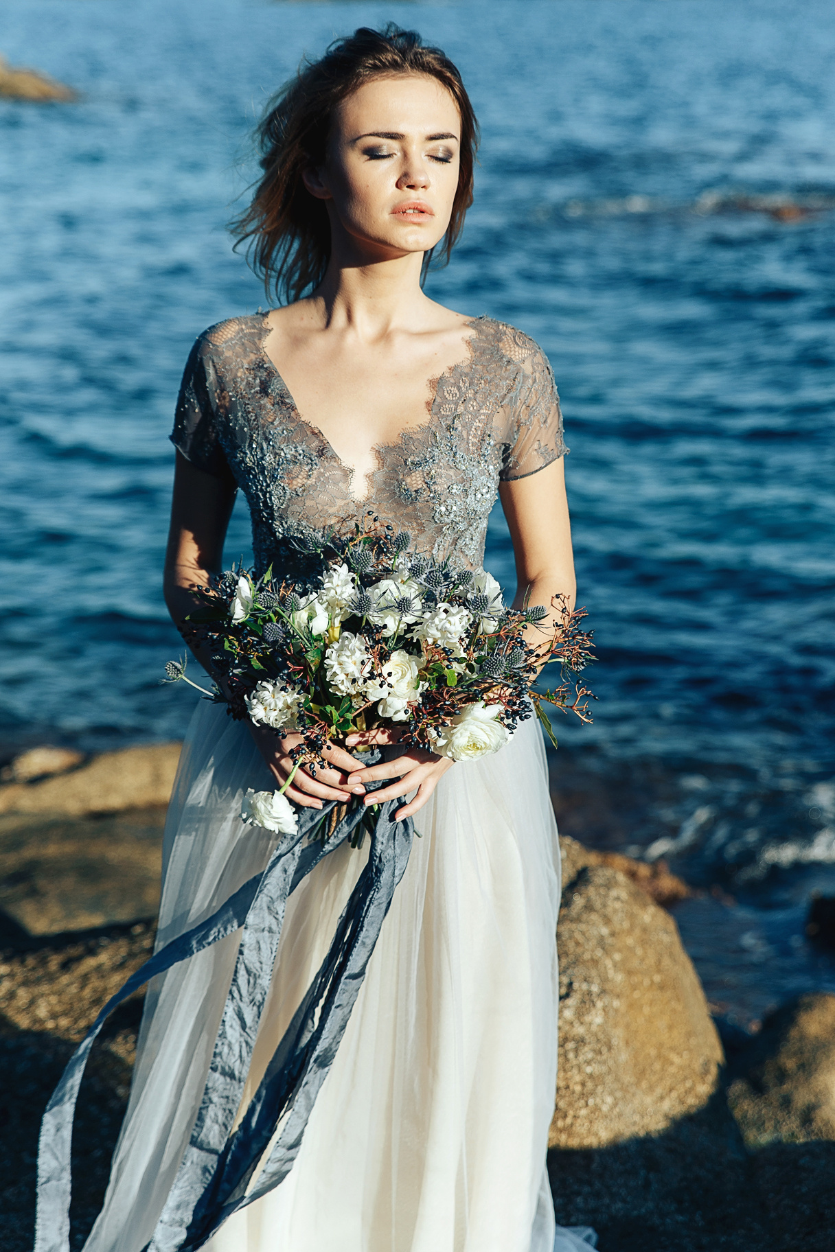 Свадебная фотосессия на побережье Коста Брава, Плая-де-Аро, Ллорет де. Фотограф в Барселоне, в Испании, по всей Европе - Андрей Пасечник. Тел