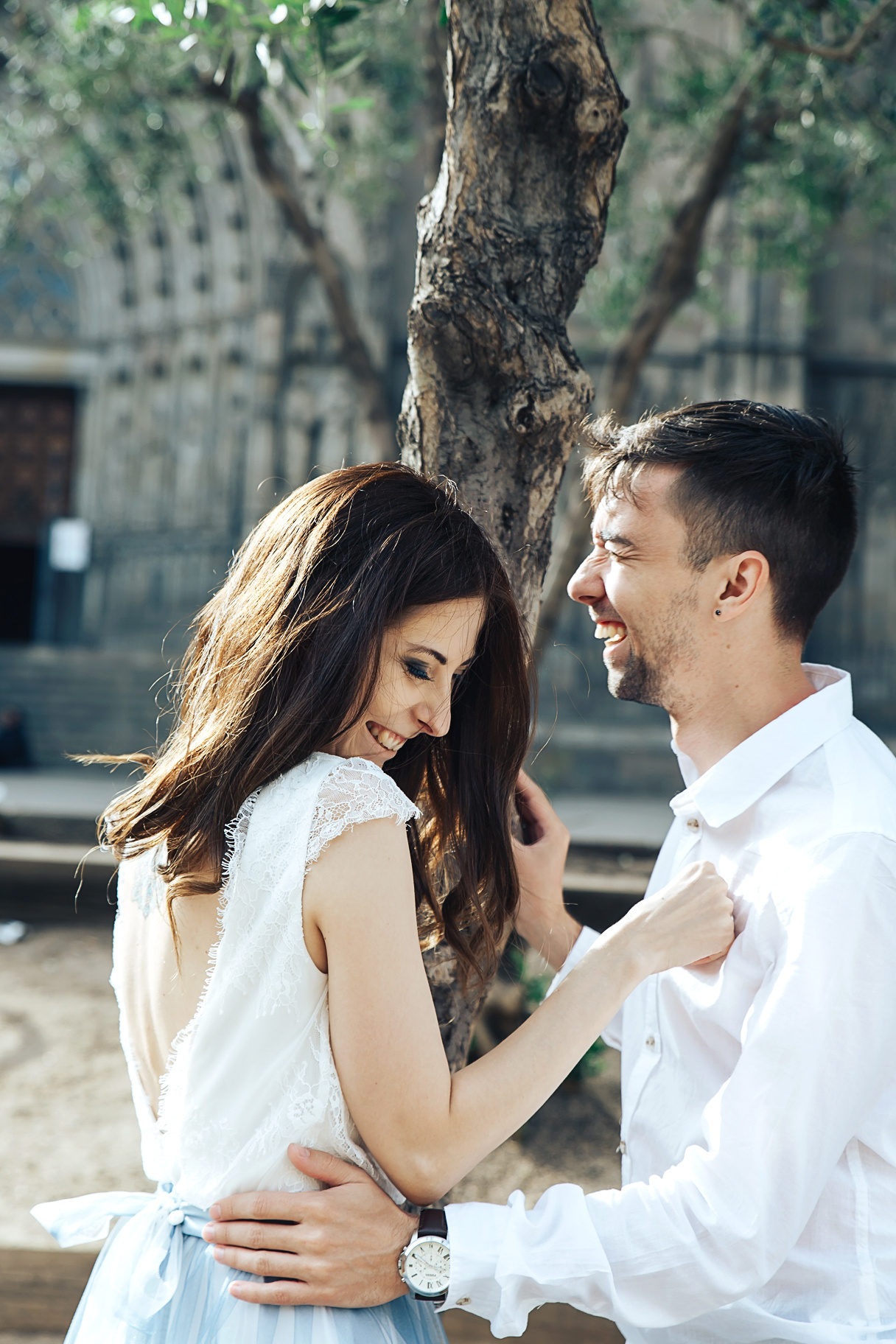 Свадебная фотосесси в Готическом квартале, Барселоне, Испания. Свадебн. Фотограф в Барселоне, в Испании, по всей Европе - Андрей Пасечник. Тел