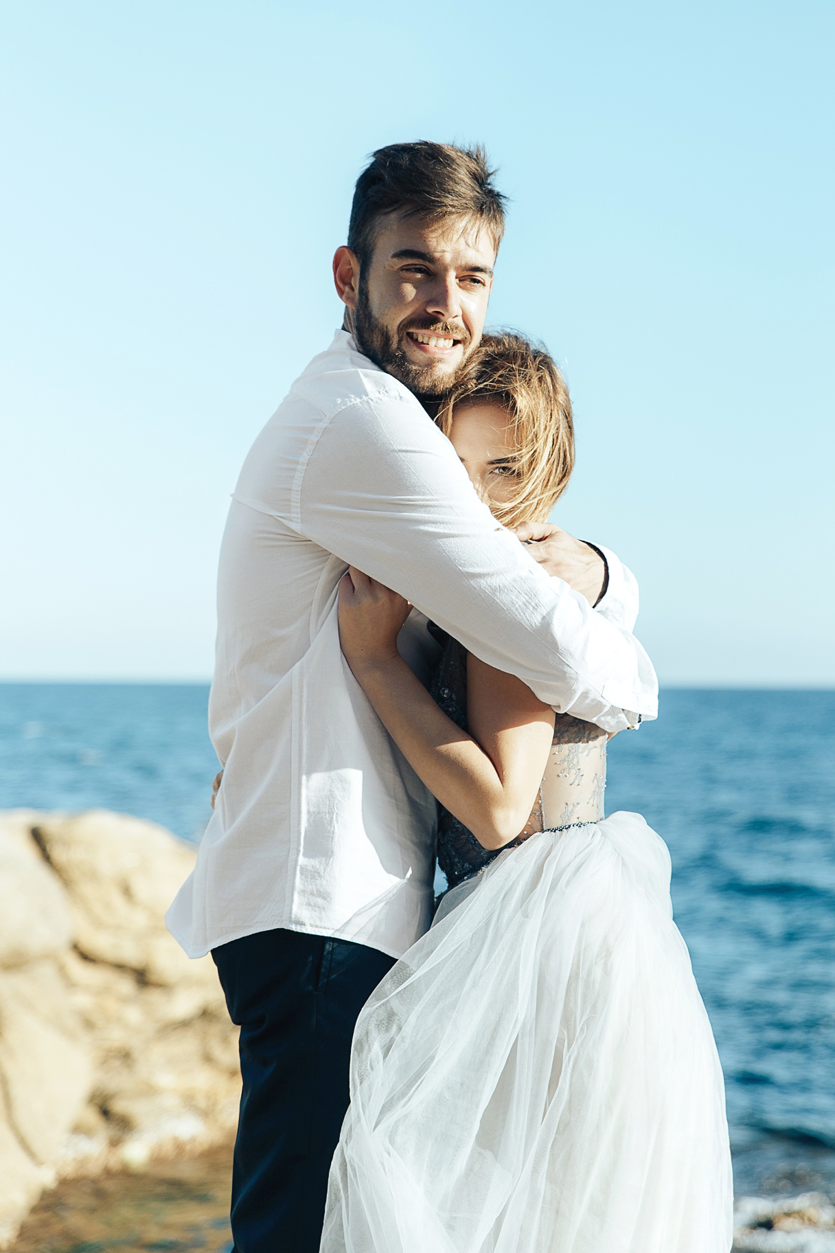 Свадебная фотосессия на побережье Коста Брава, Плая-де-Аро, Ллорет де. Фотограф в Барселоне, в Испании, по всей Европе - Андрей Пасечник. Тел