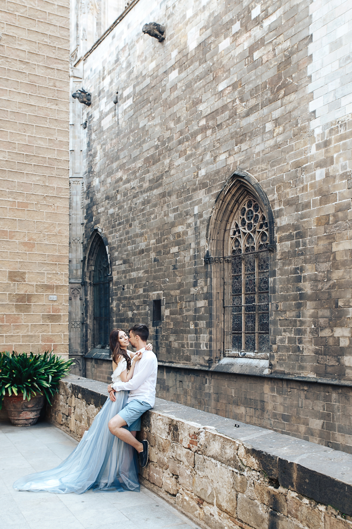 Свадебная фотосесси в Готическом квартале, Барселоне, Испания. Свадебн. Фотограф в Барселоне, в Испании, по всей Европе - Андрей Пасечник. Тел