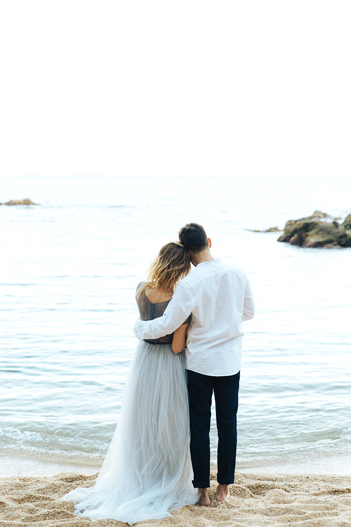 Свадебная фотосессия на побережье Коста Брава, Плая-де-Аро, Ллорет де. Фотограф в Барселоне, в Испании, по всей Европе - Андрей Пасечник. Тел