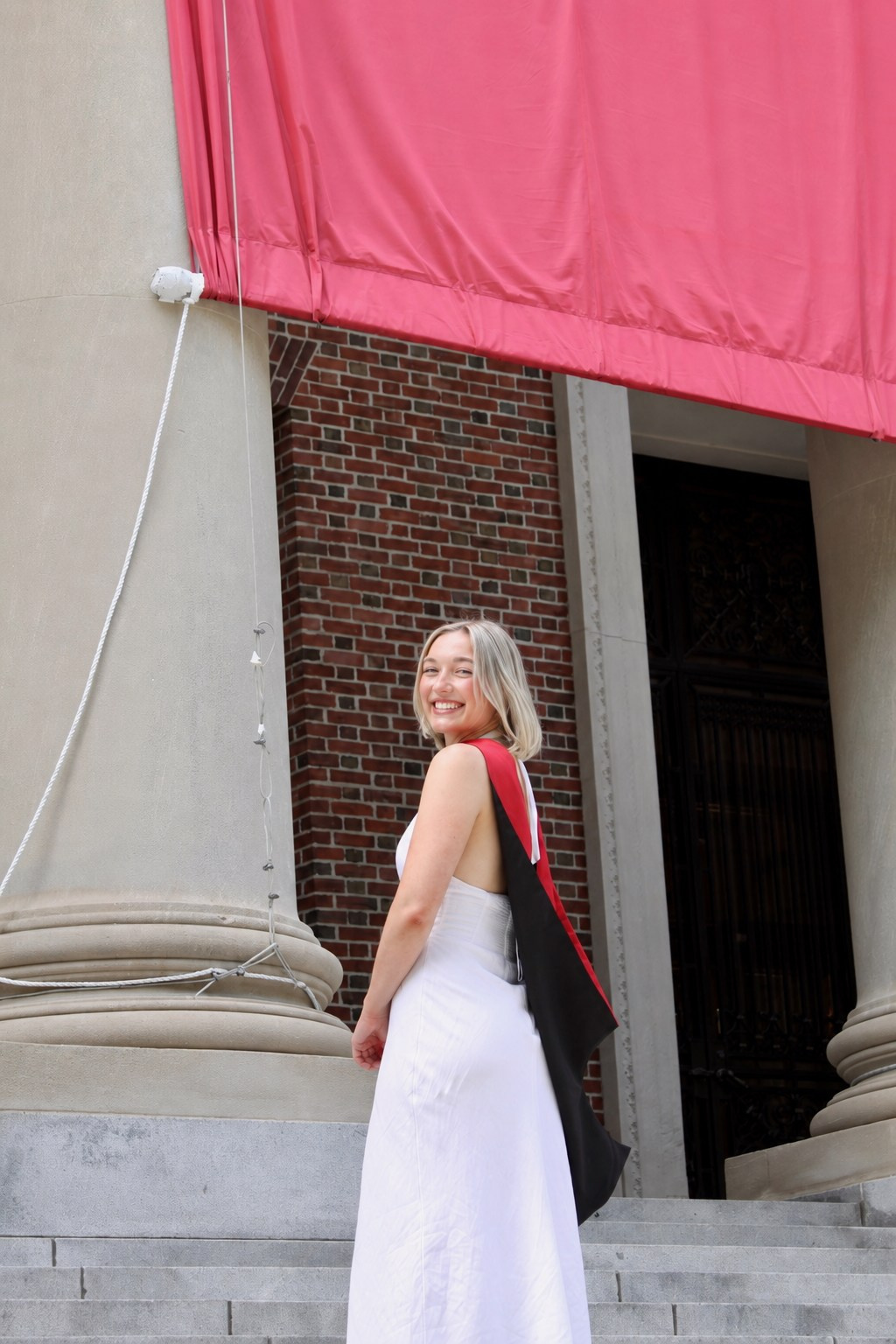 Masters graduation with Talia (group shoot). Kelly Sang, graduation and portrait photographer in Boston