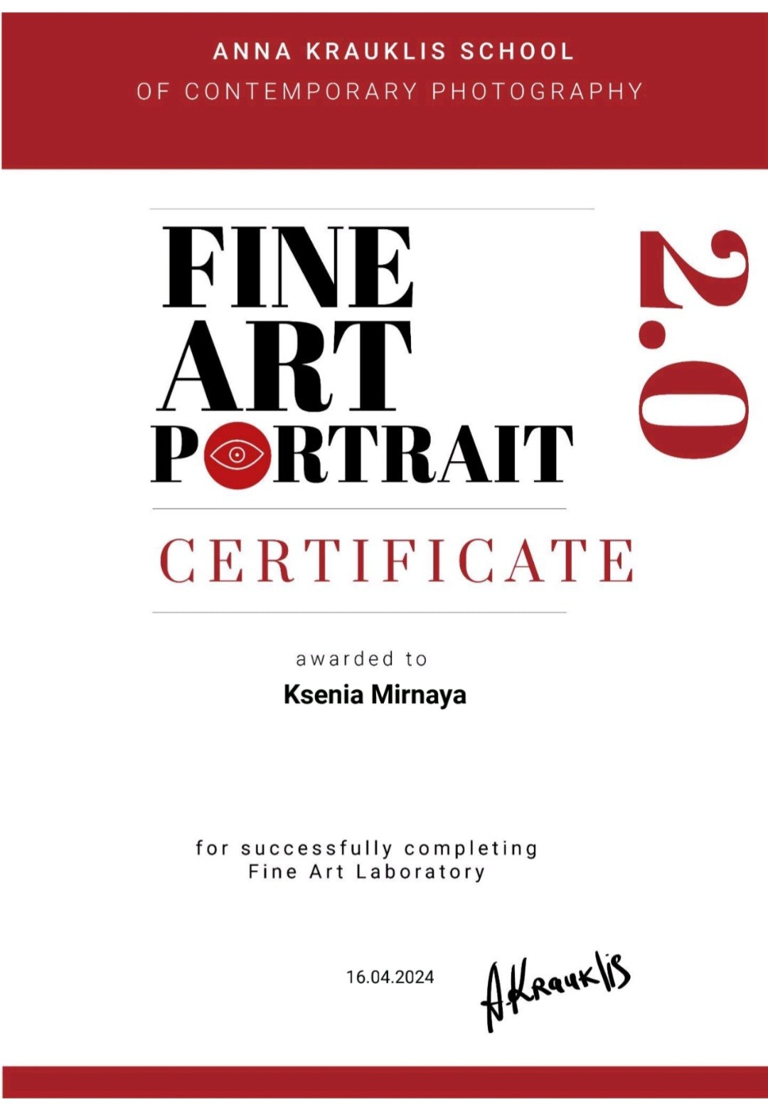 Achievements SECRET. Fine Art Photography by Ksenia Mirnaya