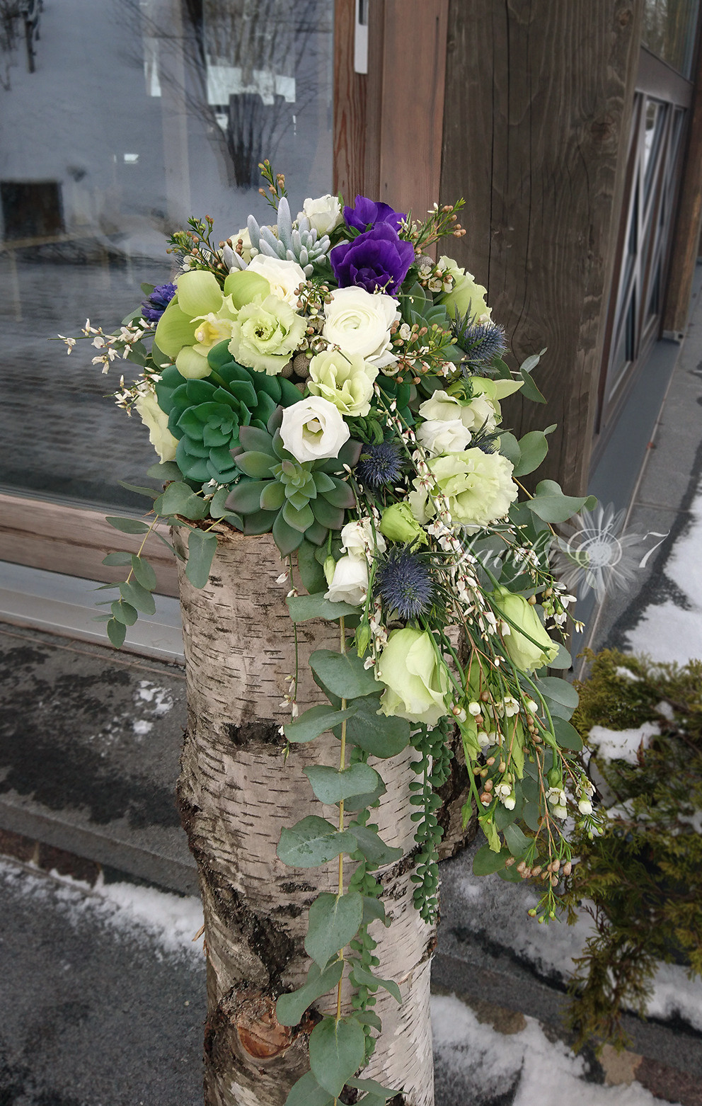 Līgavas pušķi zaļos toņos. Event design, decoration, floristry, gift, Irina Novika, Riga, Latvia