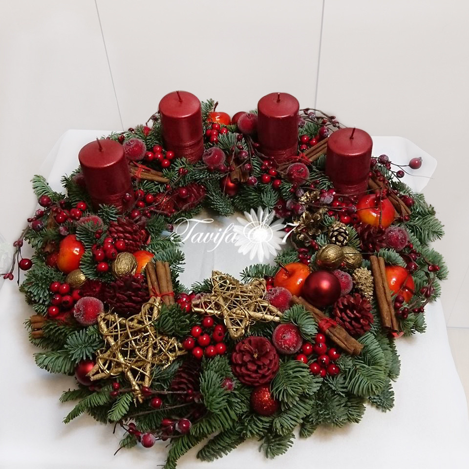 Adventes vainadziņi. Event design, decoration, floristry, gift, Irina Novika, Riga, Latvia