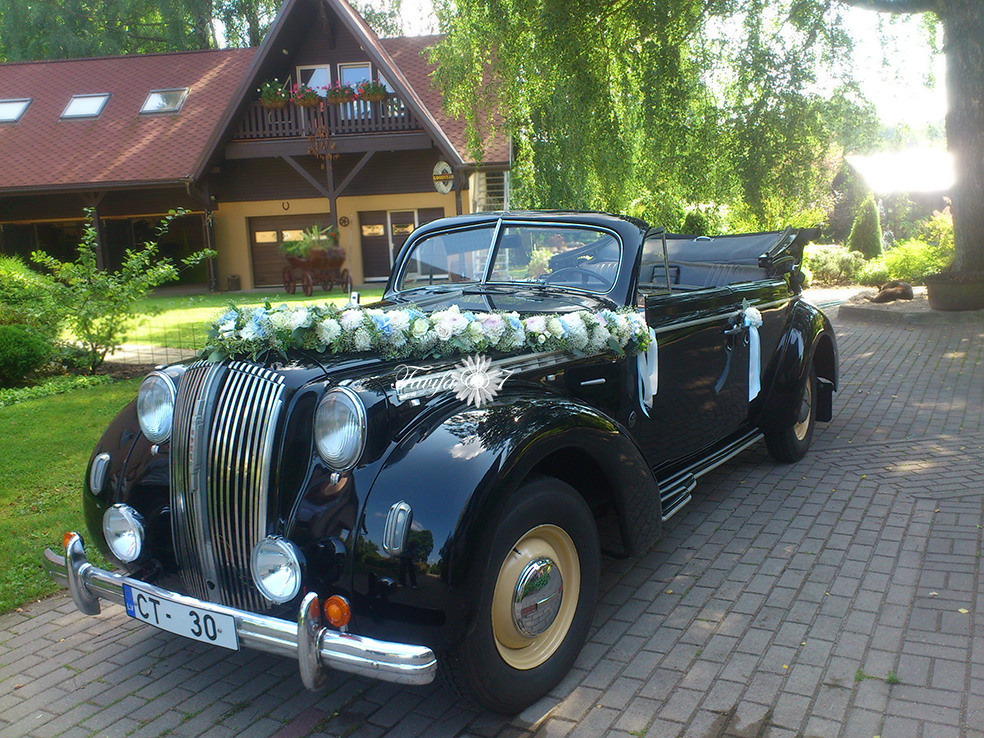 Auto dekors. Event design, decoration, floristry, gift, Irina Novika, Riga, Latvia