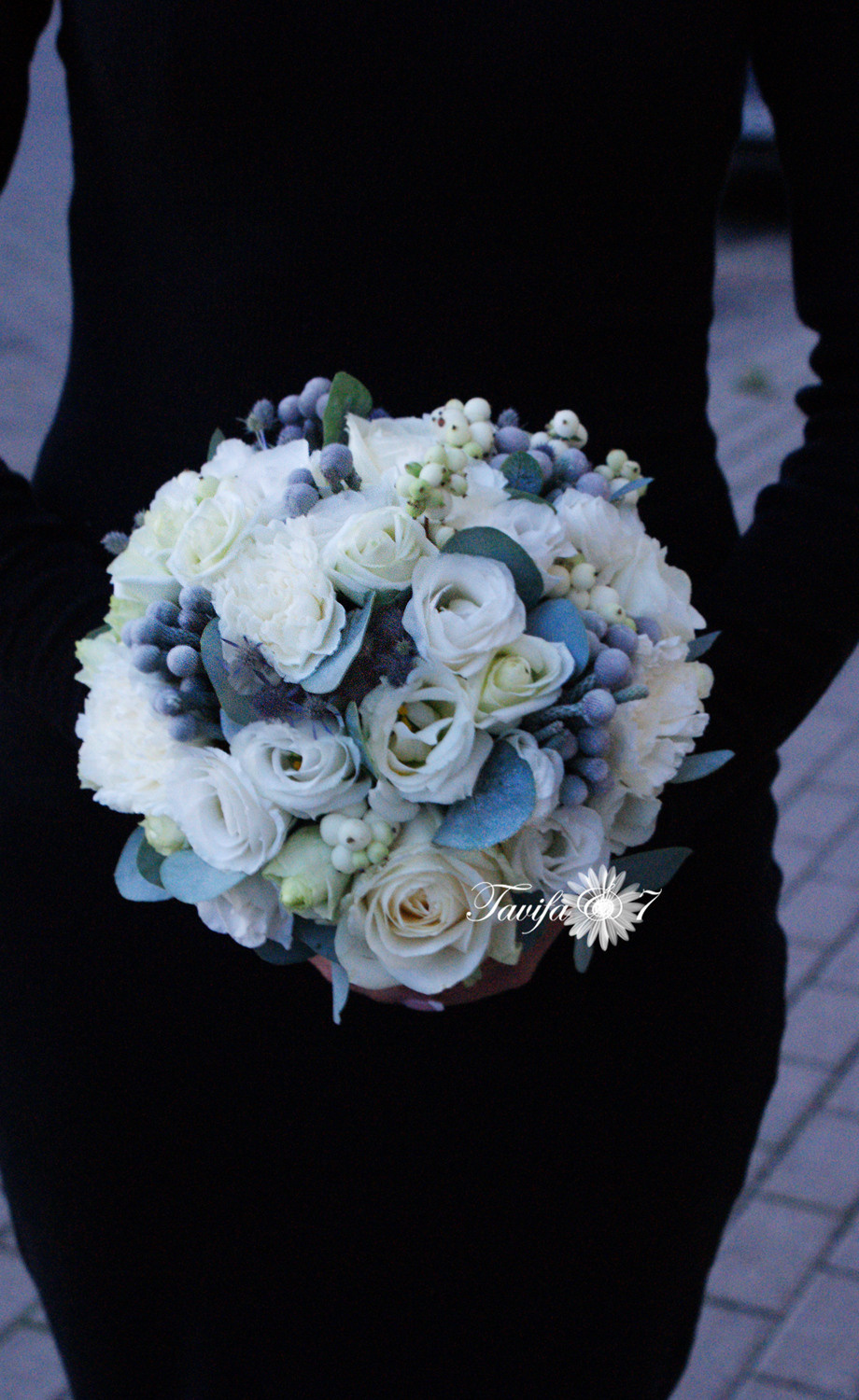 Līgavas pušķi baltos toņos. Event design, decoration, floristry, gift, Irina Novika, Riga, Latvia