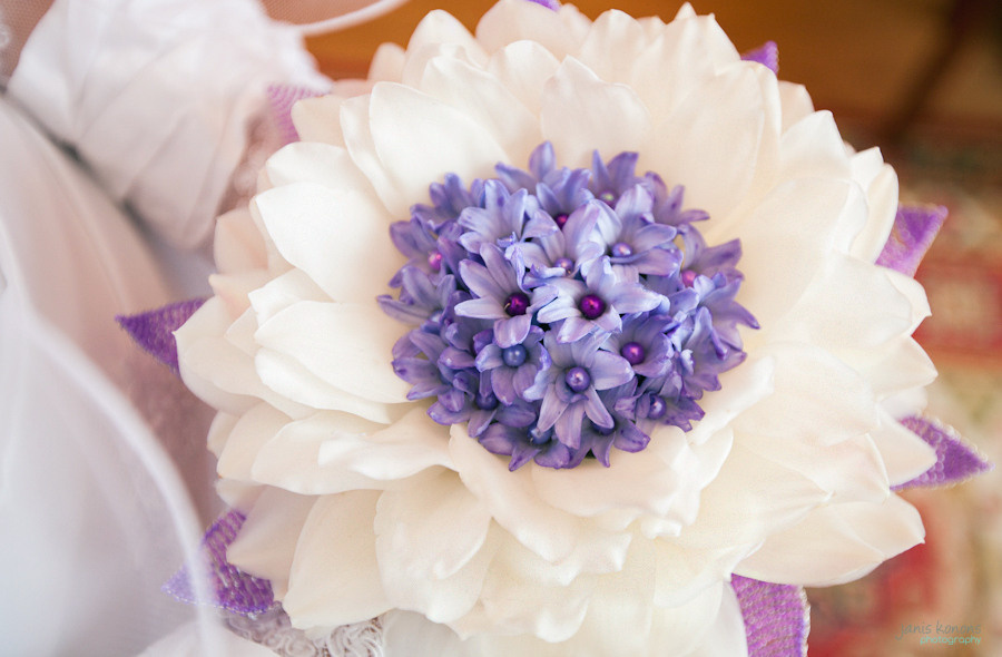 Līgavas pušķis violeta toņos. Event design, decoration, floristry, gift, Irina Novika, Riga, Latvia