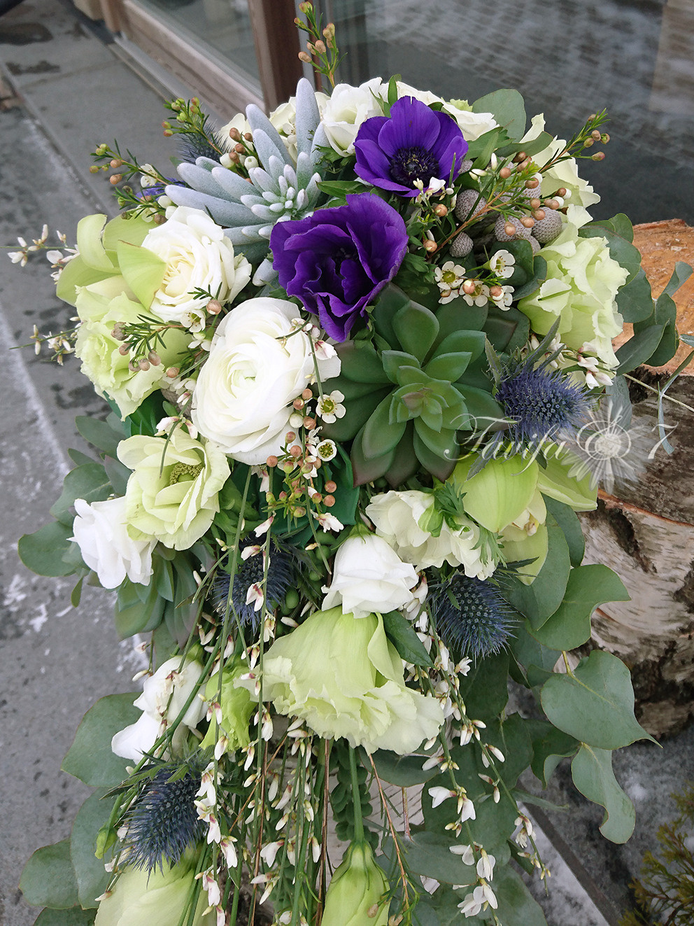 Līgavas pušķi zaļos toņos. Event design, decoration, floristry, gift, Irina Novika, Riga, Latvia