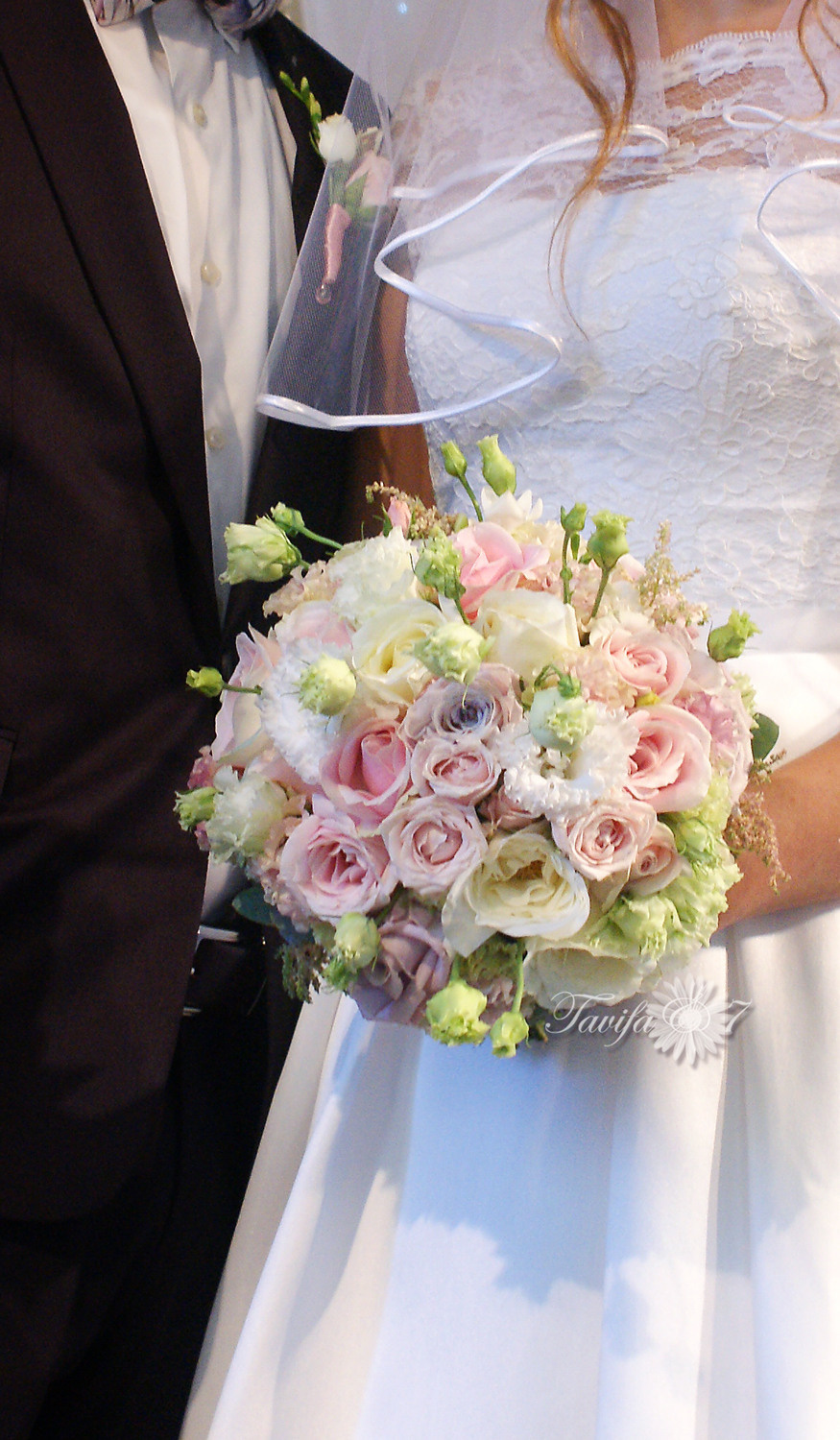 Līgavas pušķi rozā toņos. Event design, decoration, floristry, gift, Irina Novika, Riga, Latvia