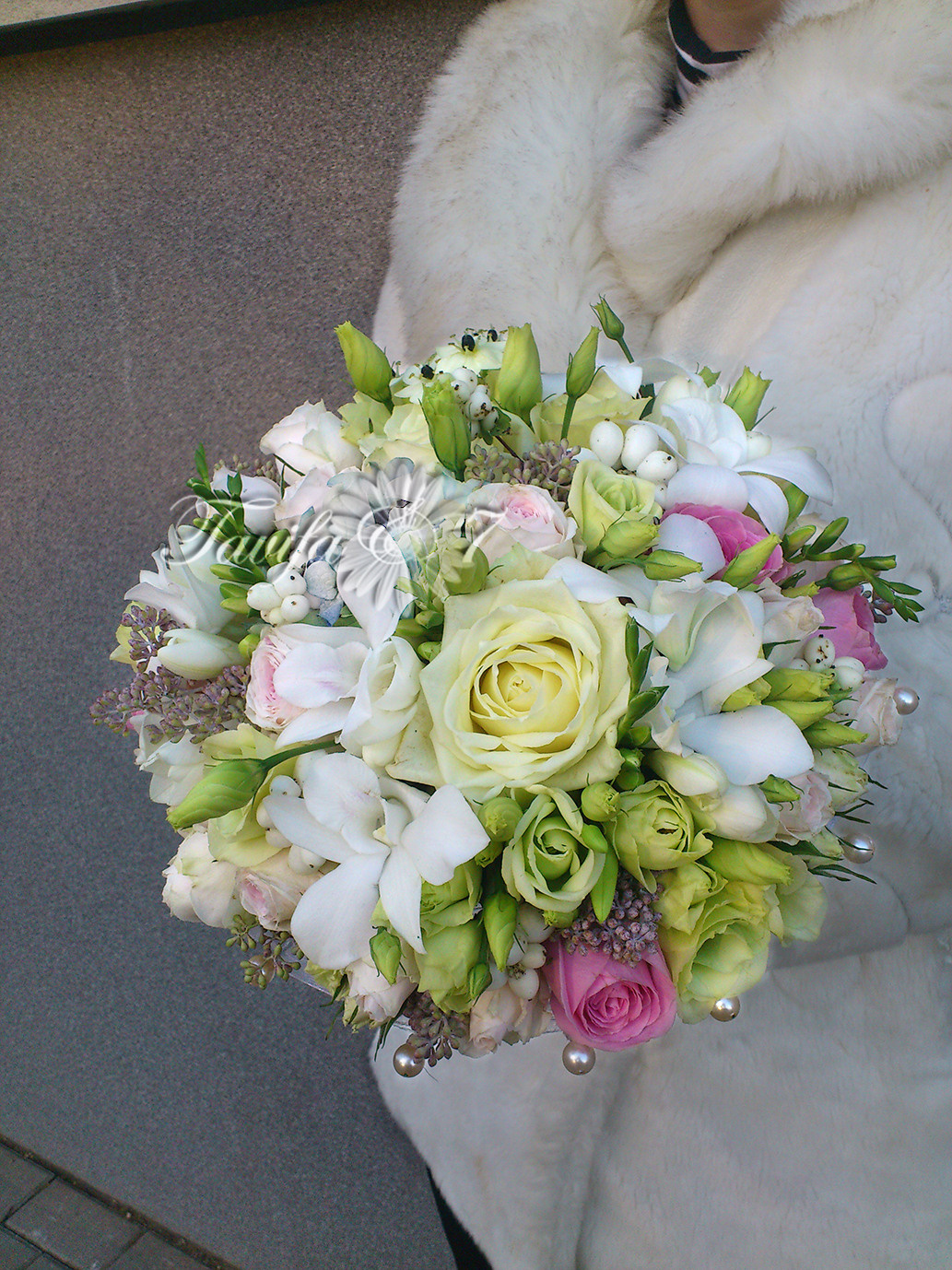 Līgavas pušķi rozā toņos. Event design, decoration, floristry, gift, Irina Novika, Riga, Latvia