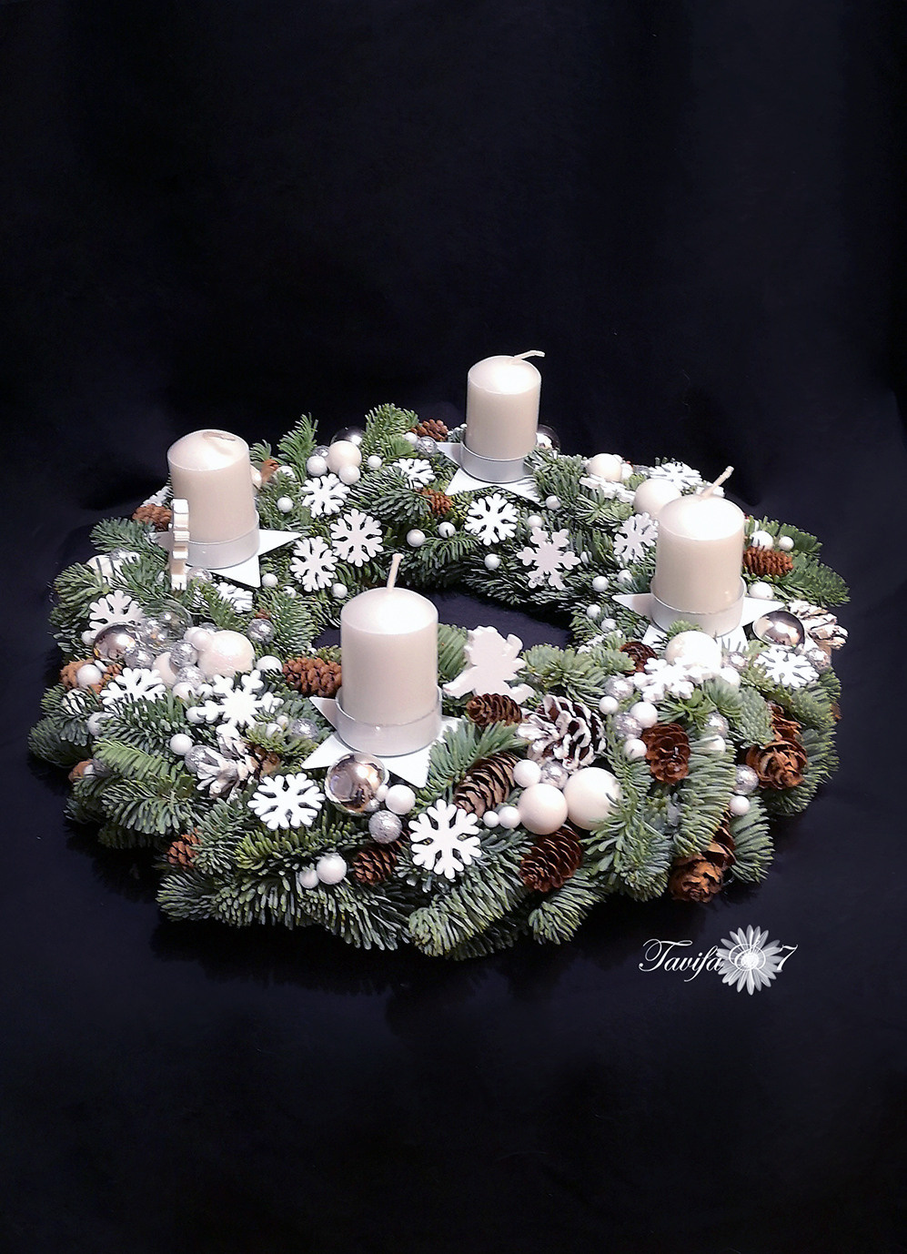 Adventes vainadziņi. Event design, decoration, floristry, gift, Irina Novika, Riga, Latvia