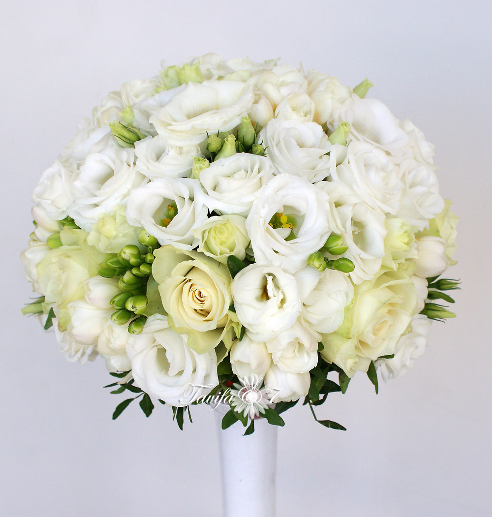 Līgavas pušķi baltos toņos. Event design, decoration, floristry, gift, Irina Novika, Riga, Latvia