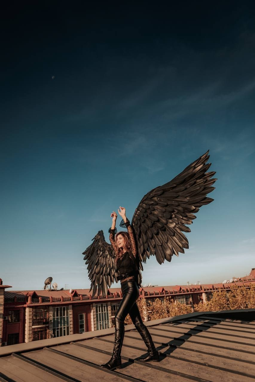 На крыше. Фотограф Вероника Яцына в Ташкенте