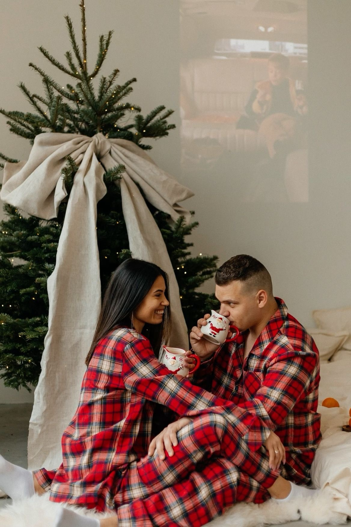 IDEEN FÜR KLEIDUNG FÜR EIN WEIHNACHTSFOTOSHOOTING. Фотограф Лейпциг