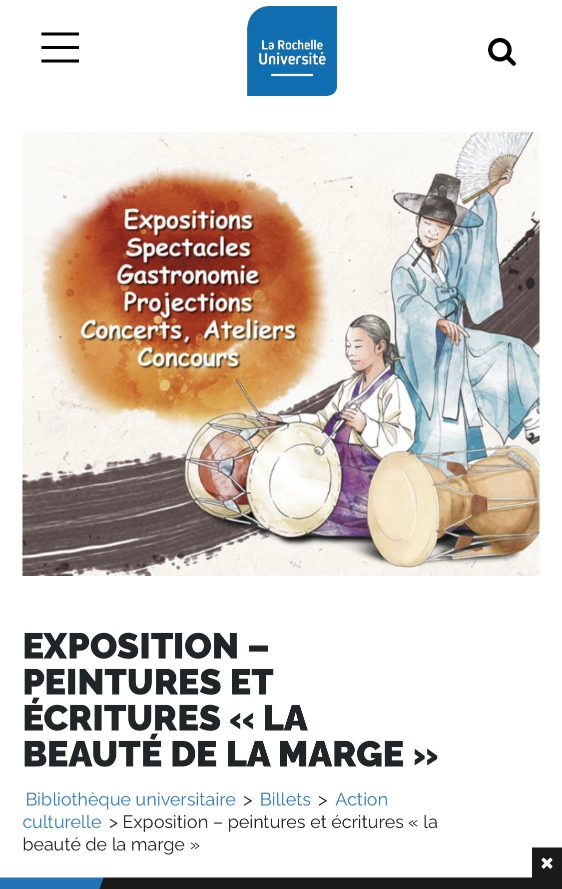 Festival de l’Institut RoiSejong Université de La Rochelle.2021. Yujoo HONG